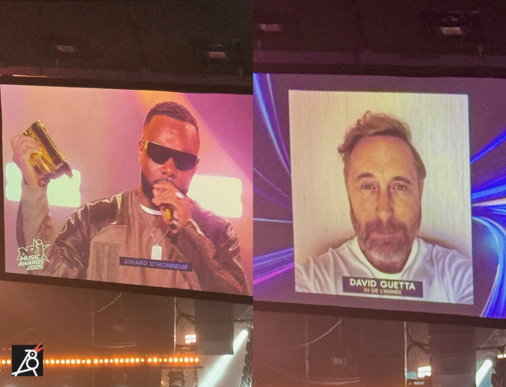 Gims and Guetta at NRJ Music Awards 2025