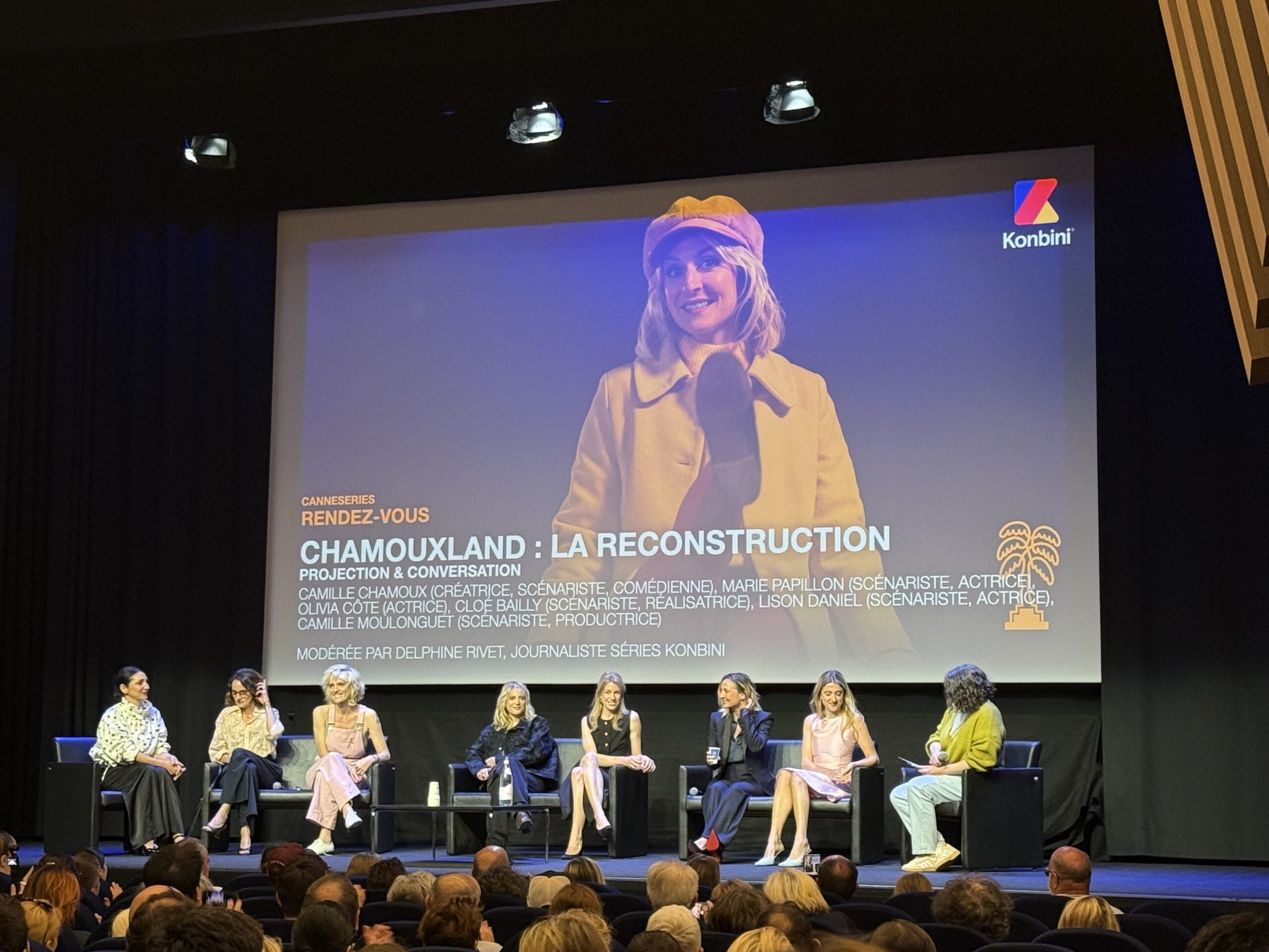 Camille Chamoux at CANNESERIES for Chamouxland La Reconstruction - CANAL+