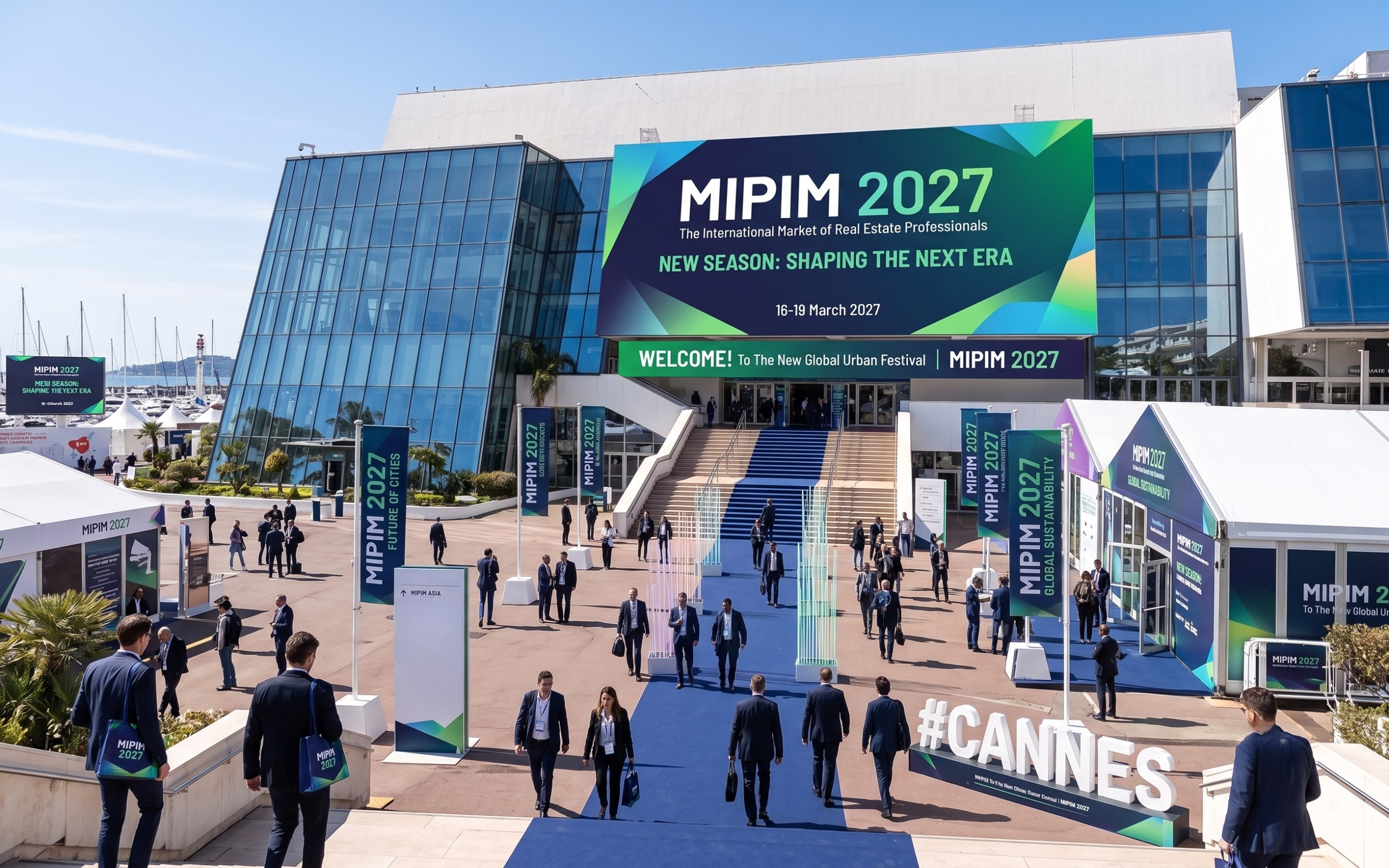 MIPIM 2027 Cannes international real estate market — PR and marketing support for property brands by Bulbul Agency